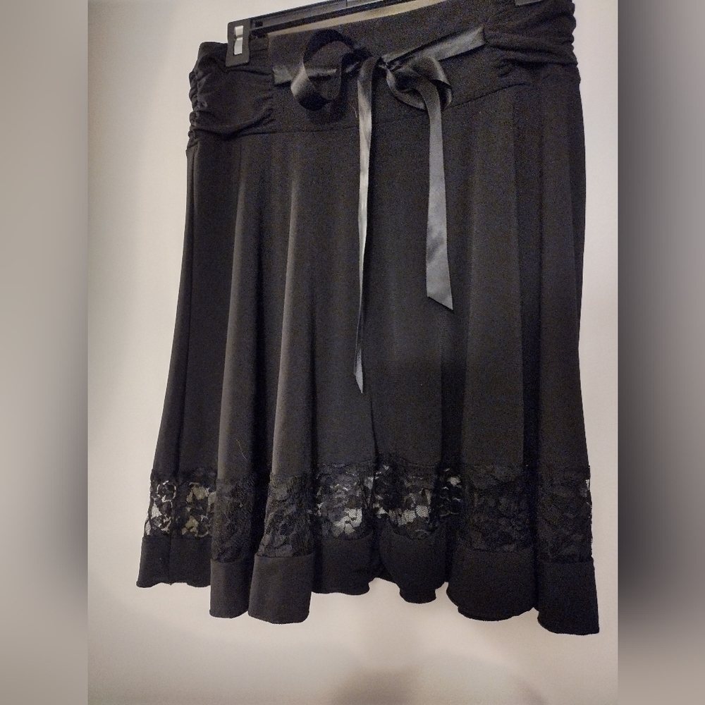 Black Lacey skirt